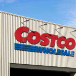 Costco Wholesale building exterior with prominent logo sign