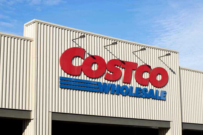 Costco Wholesale building exterior with prominent logo sign