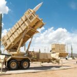 Golden Dome Briefing SHOCKS Senate Committee Patriot missile defense system on display outdoors with various missiles in the background