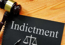 BLM Boss INDICTED – Lavish Lifestyle Exposed Gavel next to indictment document on wooden table.