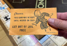 Monster Child Molester Walks Free Monopoly game card get out of jail free