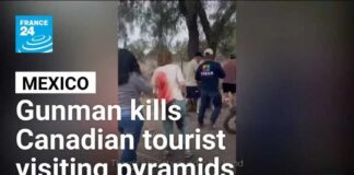Gunman kills Canadian tourist visiting Mexico's pyramids