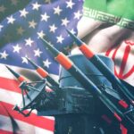Reaper Down: Iran’s New Kill Zone Missile launcher in front of US and Iran flags