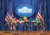 Trump Talks Peace With Putin and Zelensky as War Continues Multiple microphones at White House press briefing podium.