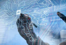 Central Banks Sound: Global Watchdogs Raise the Alarm Hand drawing artificial intelligence digital circuit board.