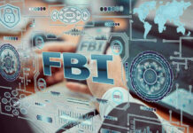 FBI Cyber Crackdown: Billions Claimed, Impact Questioned FBI text surrounded by digital security graphics and hands