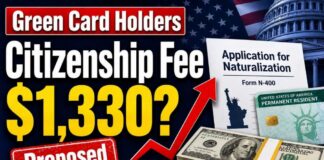 Green Card Holders: Citizenship Fee Could Jump to $1,330