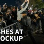 Arrests made as protesters clash with ICE outside New Jersey lockup