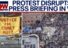 After Fatal Police Shooting, Madison Faces a Battle Protest disrupts fatal police shooting press conference
