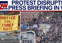 After Fatal Police Shooting, Madison Faces a Battle Protest disrupts fatal police shooting press conference
