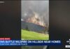 Walnut Fire Races Through Burbank Hills SoCal fire prompts evacuations as smoke billows over homes; video shows flames near golf course