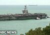 Carrier Swap Tensions: Home After 286 Days at Sea USS Abraham Lincoln ends record stretch at sea
