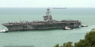 USS Abraham Lincoln ends record stretch at sea
