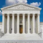 United States Supreme Court building with classical columns