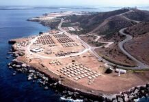 New Radar Could Detect Threats Thousands of Miles Away Coastal tent camp on a rocky peninsula