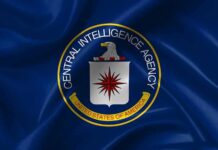 Rubio Urges Cubans to Work With CIA CIA emblem on a blue flag