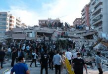 Christian Mother and Daughter Die in Gaza Strike Rescue workers and civilians on collapsed building after earthquake